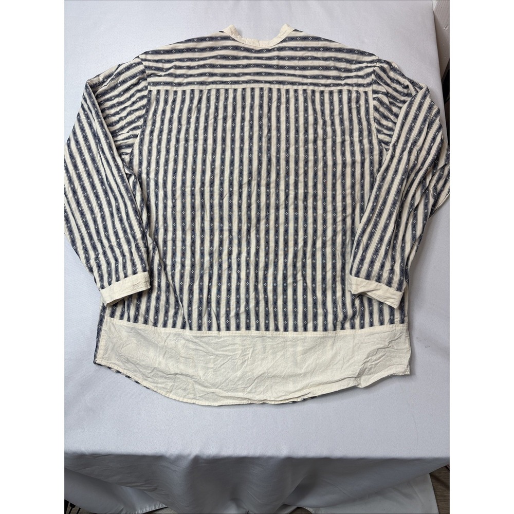 Scully Western Shirt Banded Collar Rangewear Cowboy Pullover Geometric Mens XL - Picture 7 of 7